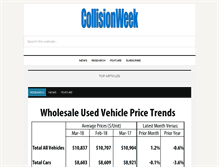 Tablet Screenshot of collisionweek.com